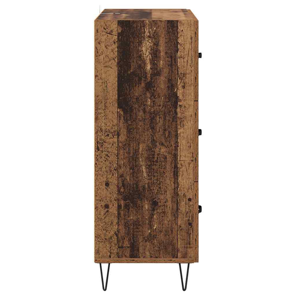 Credenza con cassetto Legno vecchio 69,5 x 34 x 90 cm