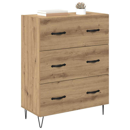 Credenza con cassetto Rovere artigianale 69,5 x 34 x 90 cm