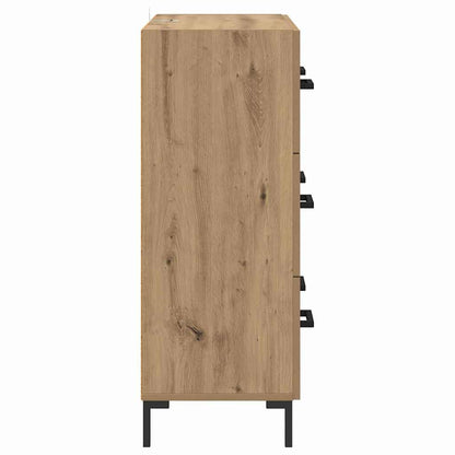 Credenza con cassetto Rovere artigianale 69,5 x 34 x 90 cm