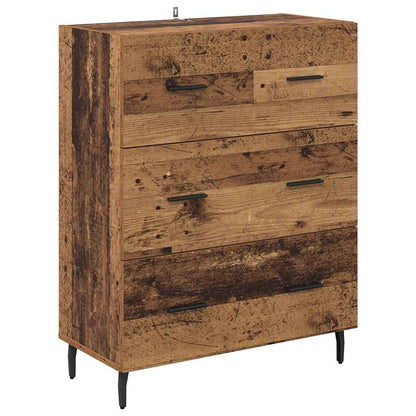 Credenza con cassetto Legno vecchio 69,5 x 34 x 90 cm