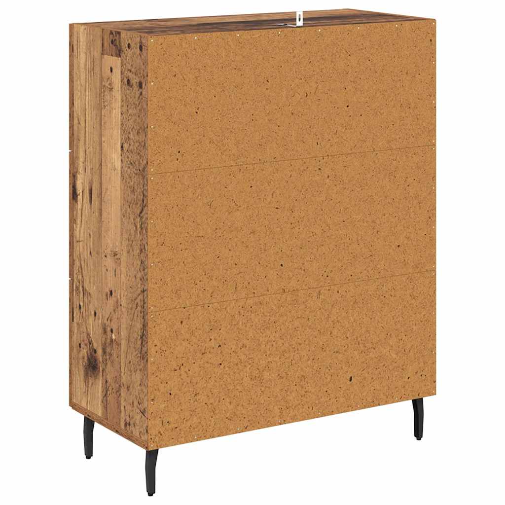Credenza con cassetto Legno vecchio 69,5 x 34 x 90 cm
