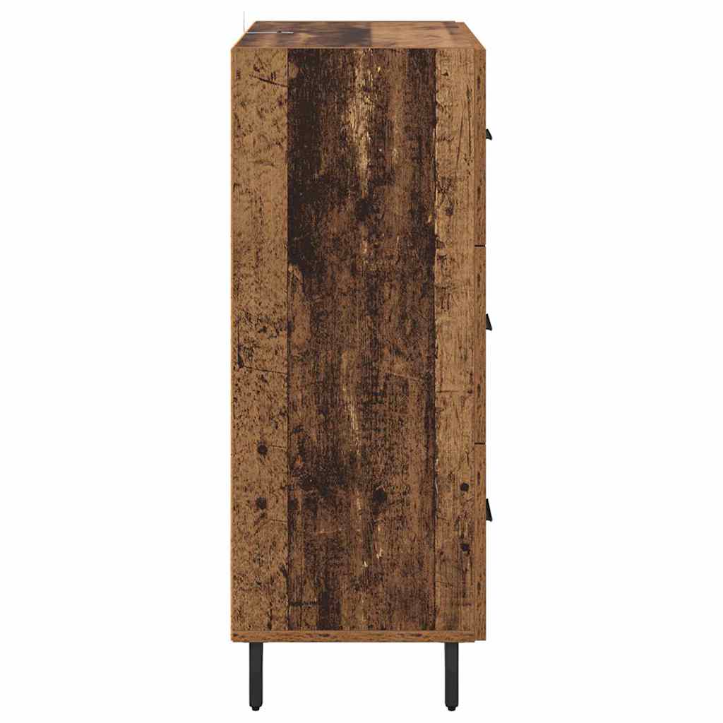 Credenza con cassetto Legno vecchio 69,5 x 34 x 90 cm