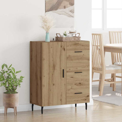 Credenza con cassetto Rovere artigianale 69,5 x 34 x 90 cm