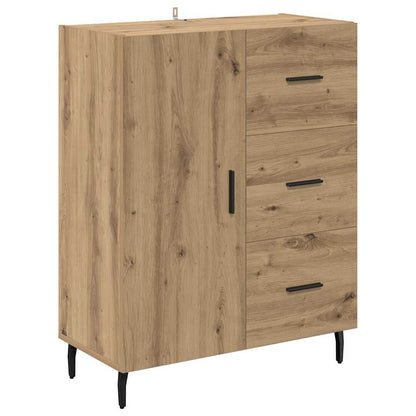 Credenza con cassetto Rovere artigianale 69,5 x 34 x 90 cm
