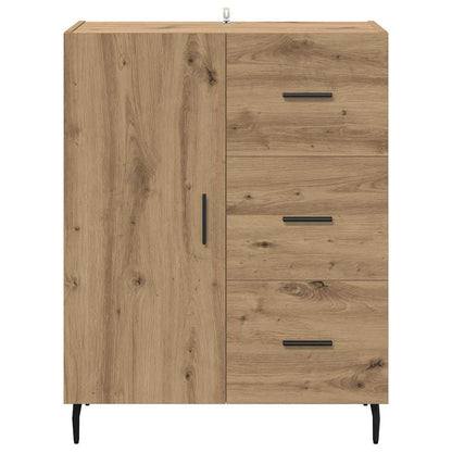 Credenza con cassetto Rovere artigianale 69,5 x 34 x 90 cm