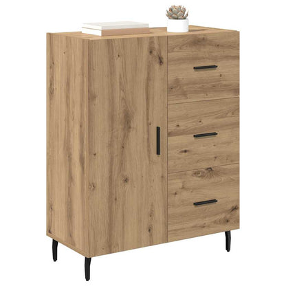 Credenza con cassetto Rovere artigianale 69,5 x 34 x 90 cm
