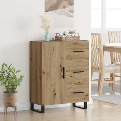 Credenza con cassetto Rovere artigianale 69,5 x 34 x 90 cm