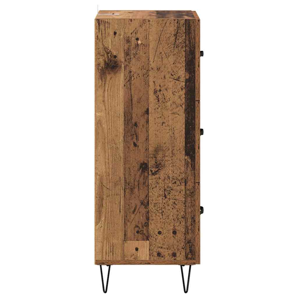 Credenza Legno vecchio 34 x 34.5 x 90 cm Legno multistrato