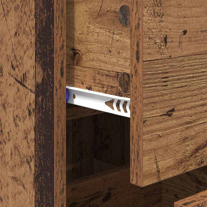 Credenza Legno vecchio 34,5 x 34 x 90 cm Legno multistrato