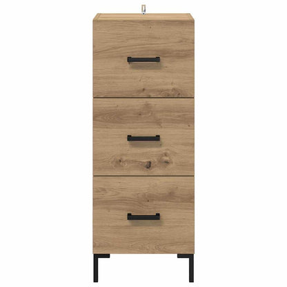 Credenza Rovere artigianale 34,5 x 34 x 90 cm Legno multistrato
