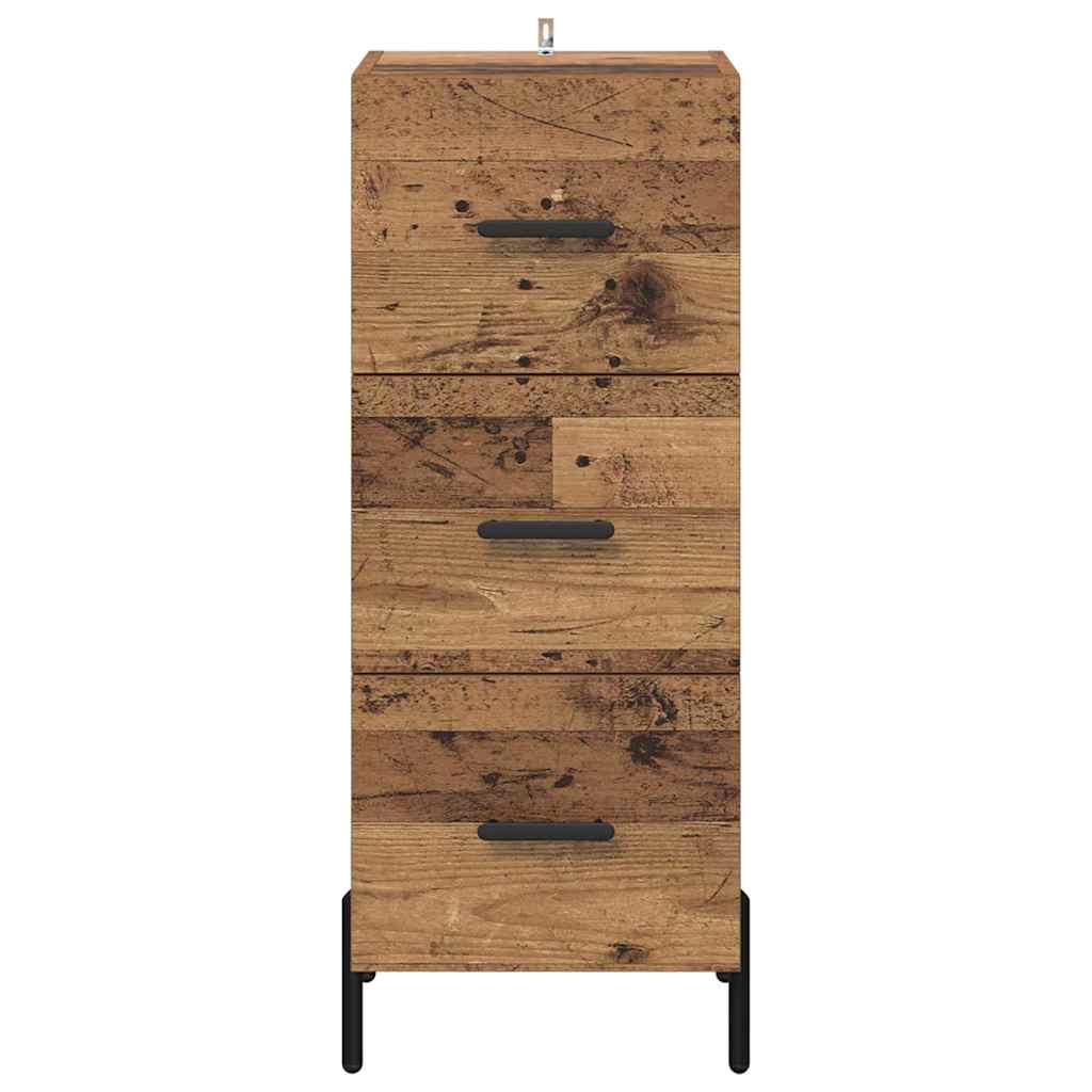 Credenza Legno vecchio 34 x 34,5 x 90 cm Legno multistrato