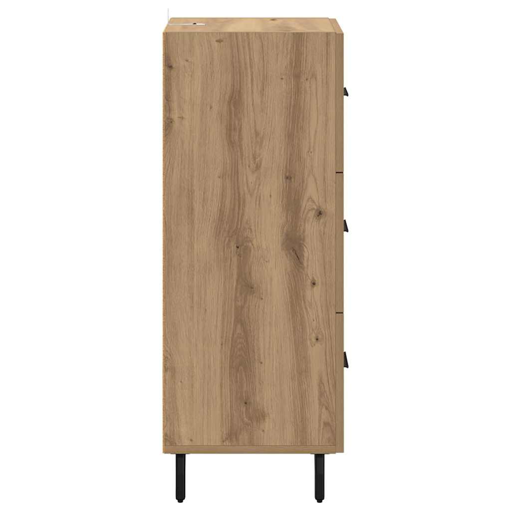 Credenza rovere artigianale 34 x 34,5 x 90 cm Legno multistrato