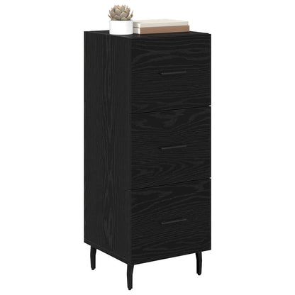 Credenza Rovere nero 34 x 34,5 x 90 cm Legno multistrato
