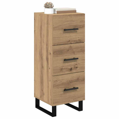 Credenza con cassetto Rovere artigianale 34,5 x 34 x 90 cm
