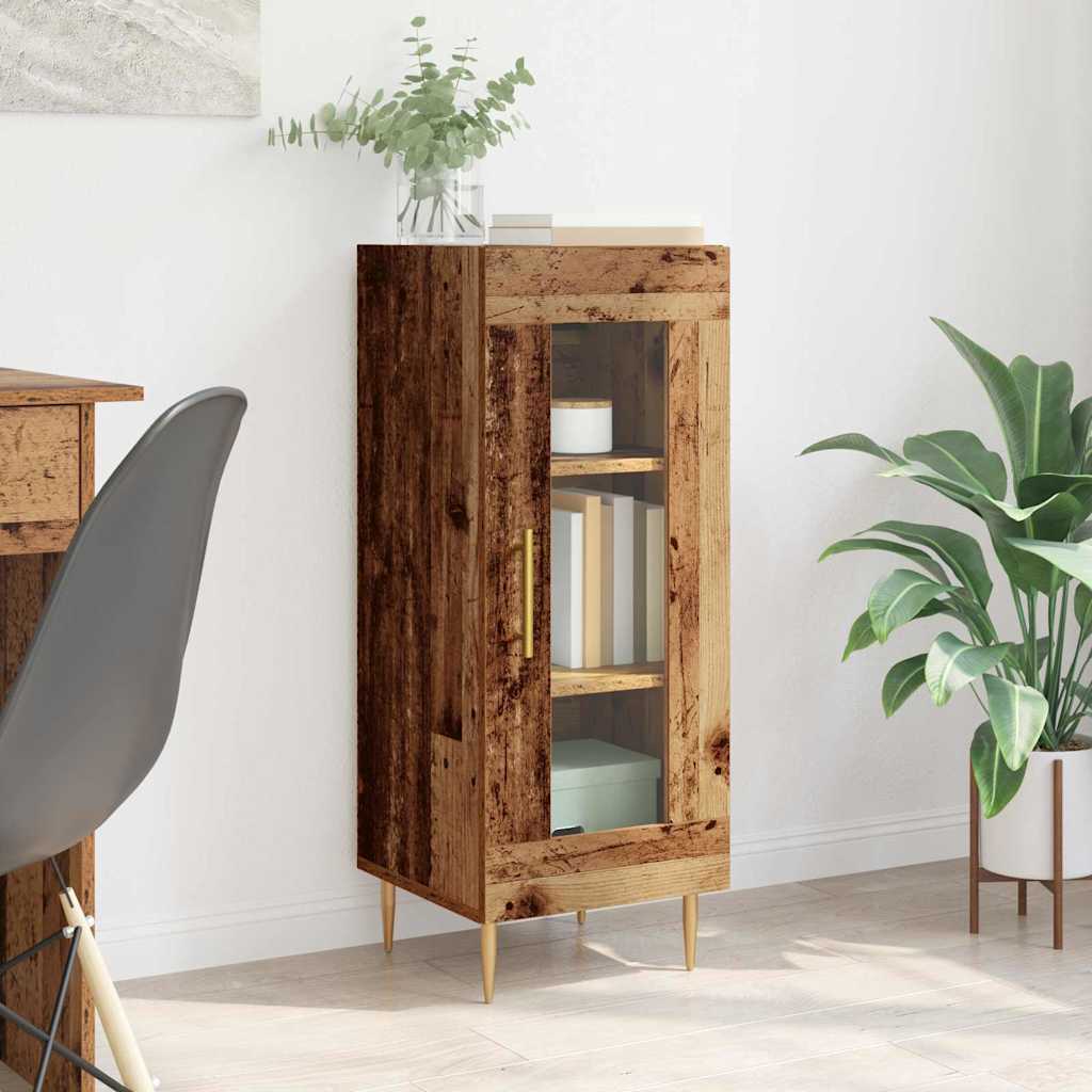 Credenza Legno vecchio 34 x 34,5 x 90 cm Legno multistrato