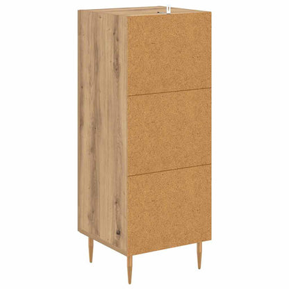 Credenza rovere artigianale 34 x 34,5 x 90 cm Legno multistrato