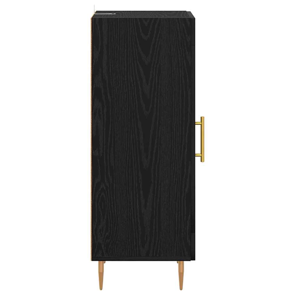 Credenza Rovere nero 34 x 34,5 x 90 cm Legno multistrato