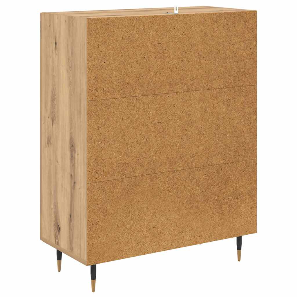 Credenza Rovere artigianale 69,5 x 34 x 90 cm Legno multistrato