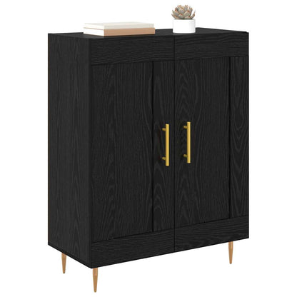 Credenza Rovere Nero 69,5 x 34 x 90 cm