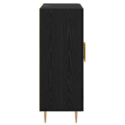Credenza Rovere Nero 69,5 x 34 x 90 cm