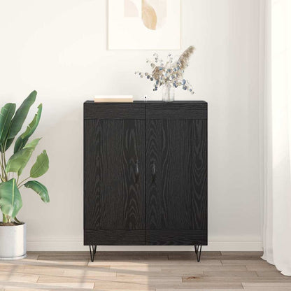 Credenza Rovere Nero 69,5 x 34 x 90 cm