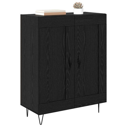 Credenza Rovere Nero 69,5 x 34 x 90 cm