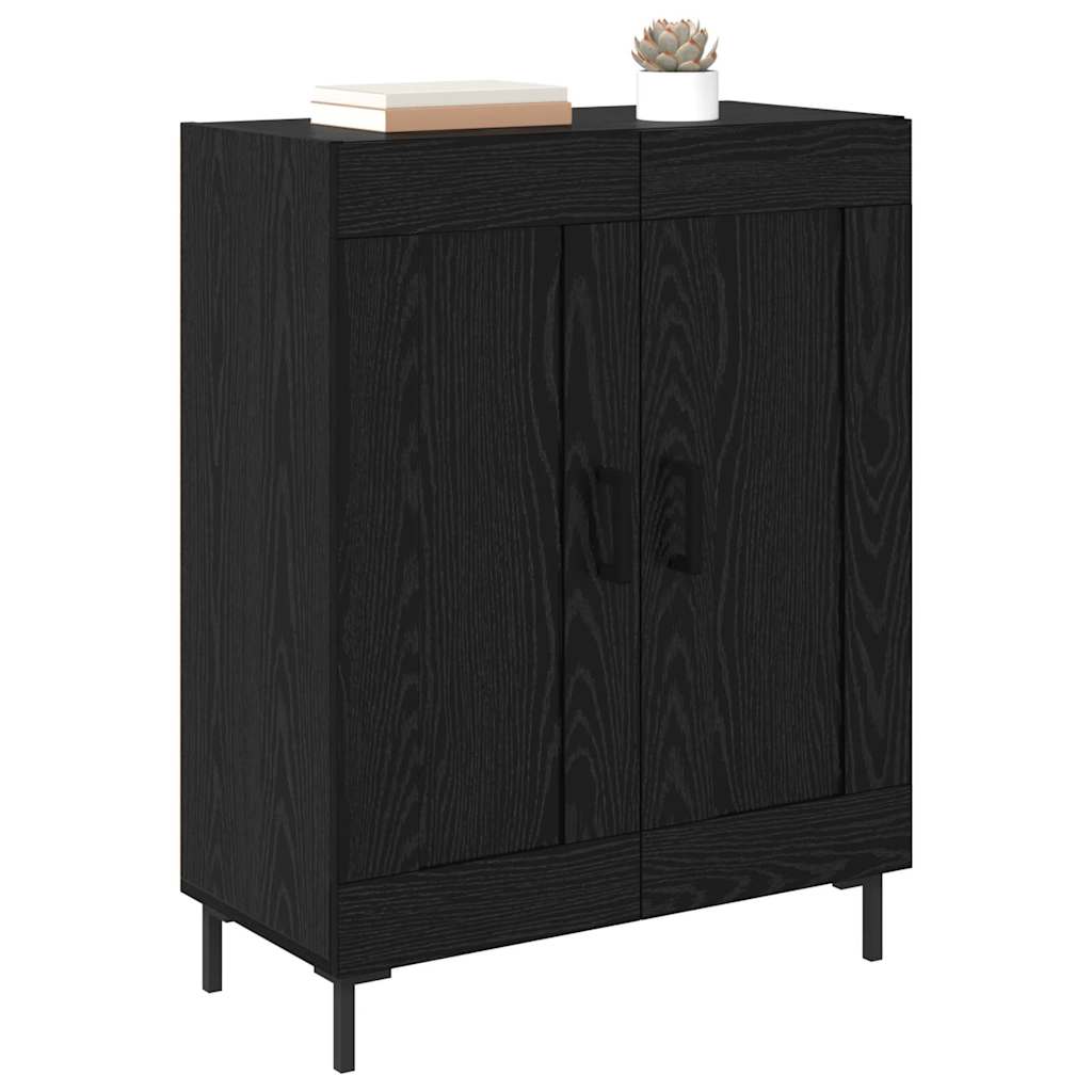 Credenza Rovere Nero 69,5 x 34 x 90 cm