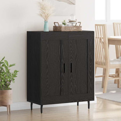 Credenza Rovere Nero 69,5 x 34 x 90 cm