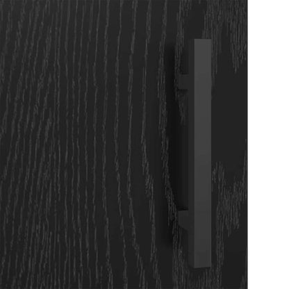 Credenza Rovere Nero 69,5 x 34 x 90 cm