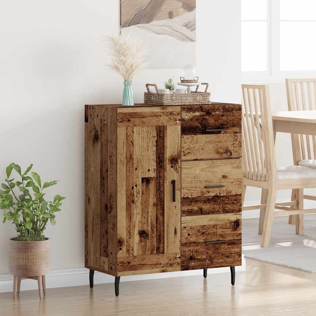 Credenza con cassetto Legno vecchio 69,5 x 34 x 90 cm