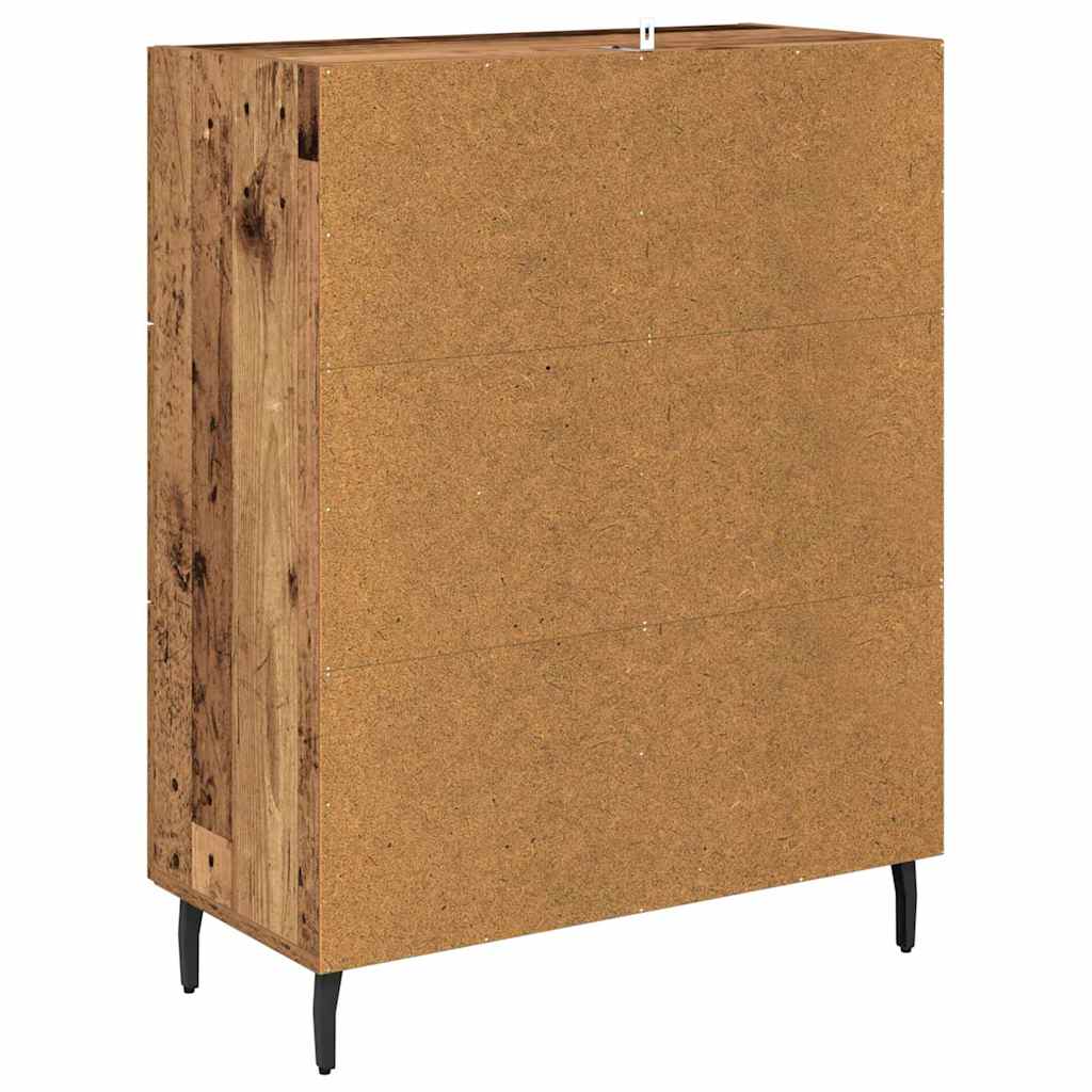 Credenza con cassetto Legno vecchio 69,5 x 34 x 90 cm