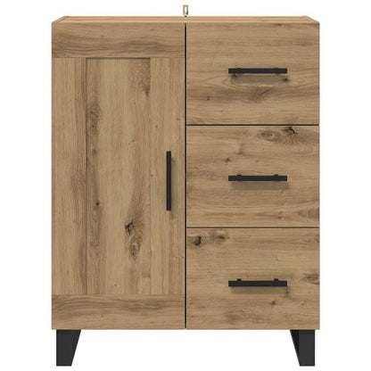 Credenza con cassetto Rovere artigianale 69,5 x 34 x 90 cm
