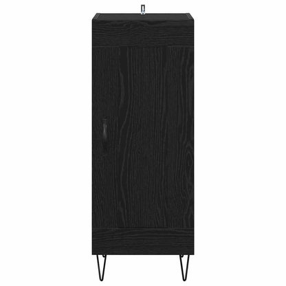 Credenza Rovere Nero 34,5 x 34 x 90 cm