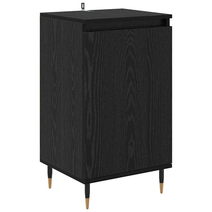Credenza 2 pcs Rovere Nero 40 x 35 x 70 cm