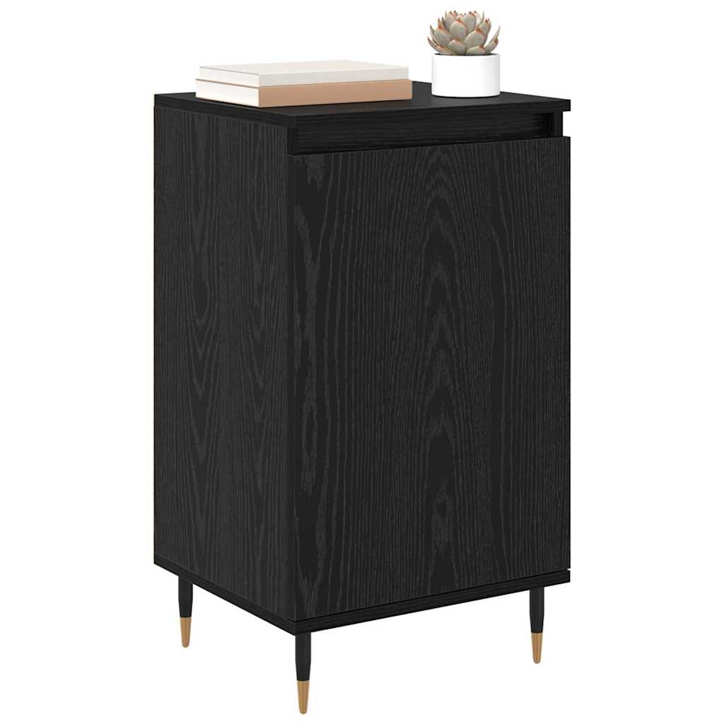 Credenza 2 pcs Rovere Nero 40 x 35 x 70 cm