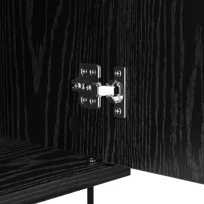 Credenza Rovere Nero 40 x 35 x 70 cm Legno multistrato