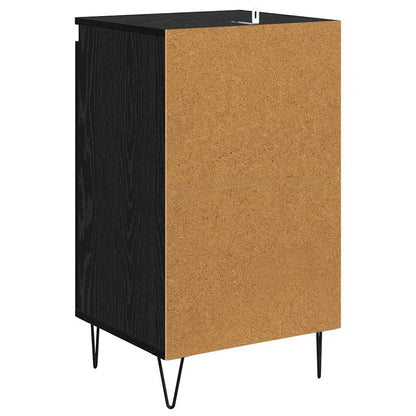 Credenza Rovere Nero 40 x 35 x 70 cm Legno multistrato