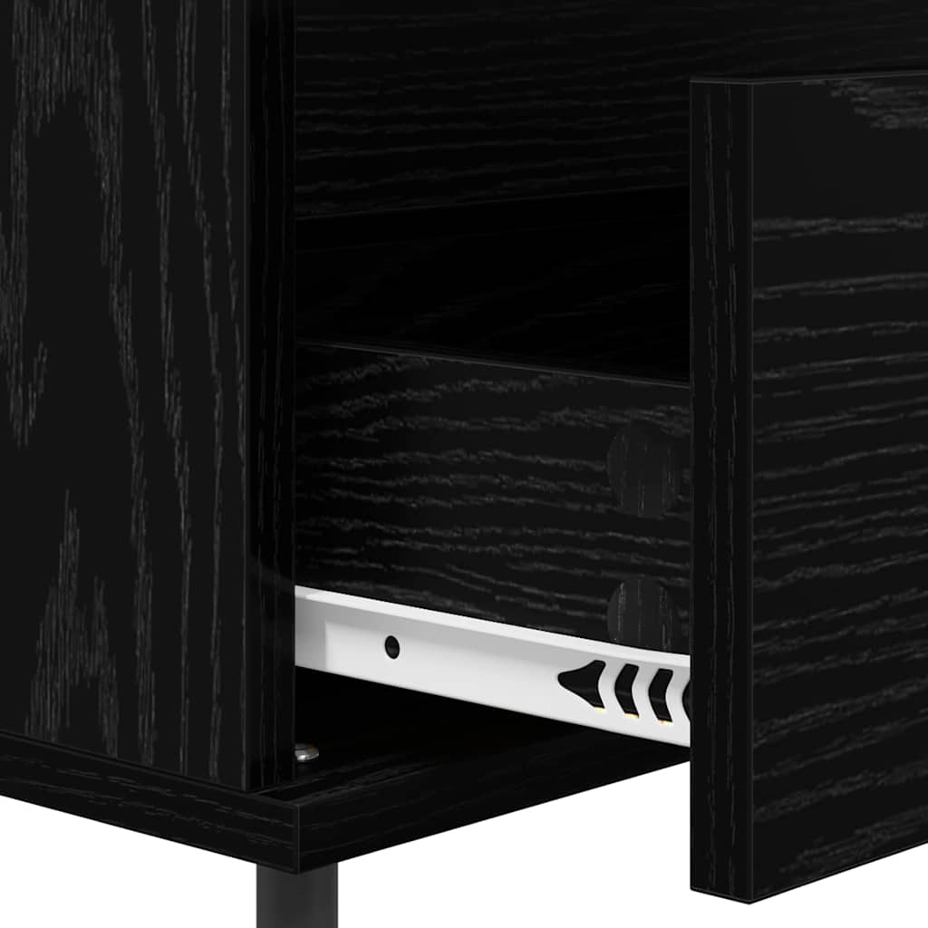 Credenza Rovere nero 35 x 40 x 70 cm Legno multistrato