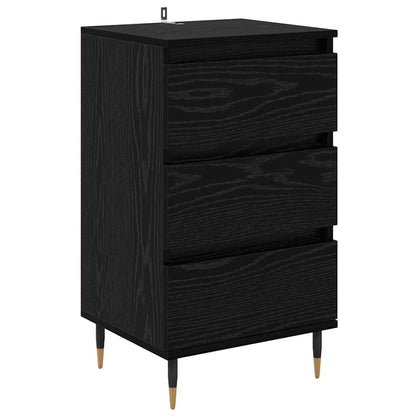 Credenza Rovere nero 35 x 40 x 70 cm Legno multistrato