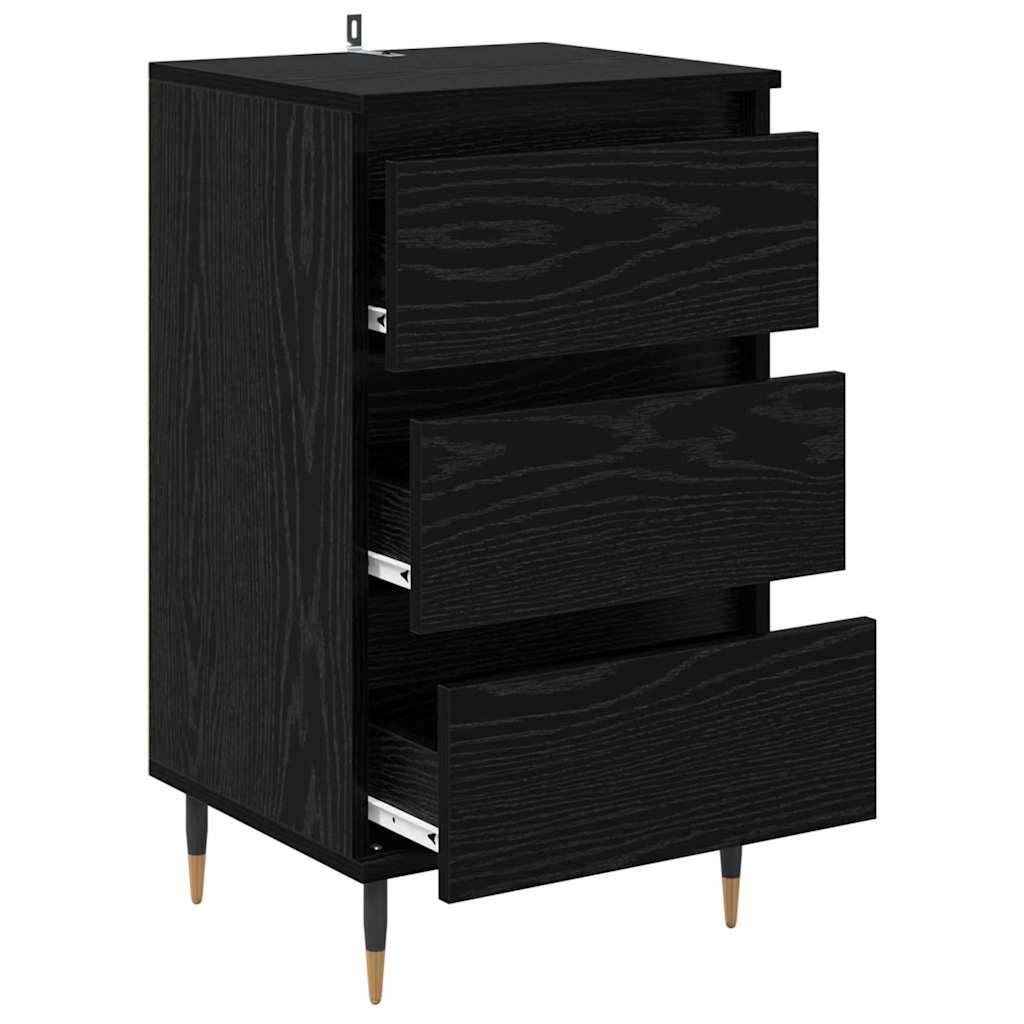 Credenza Rovere nero 35 x 40 x 70 cm Legno multistrato