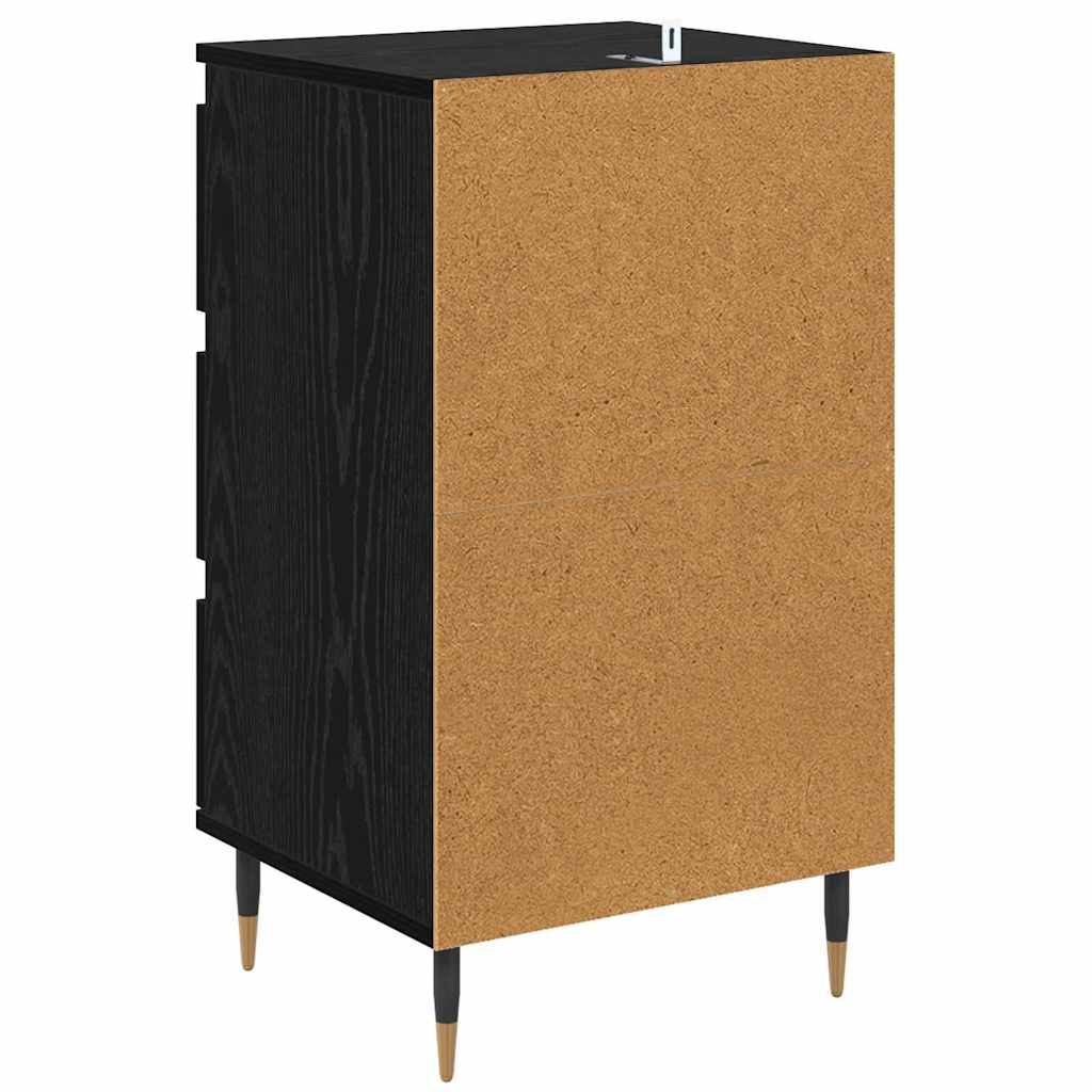 Credenza Rovere nero 35 x 40 x 70 cm Legno multistrato