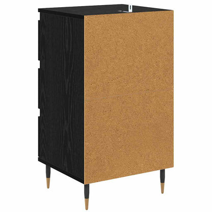 Credenza Rovere nero 35 x 40 x 70 cm Legno multistrato
