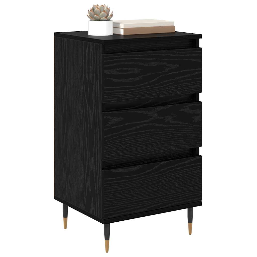 Credenza Rovere nero 35 x 40 x 70 cm Legno multistrato
