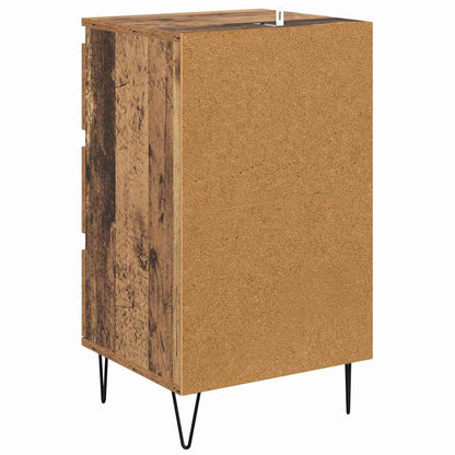 Credenza con cassetto Legno vecchio 40 x 35 x 70 cm