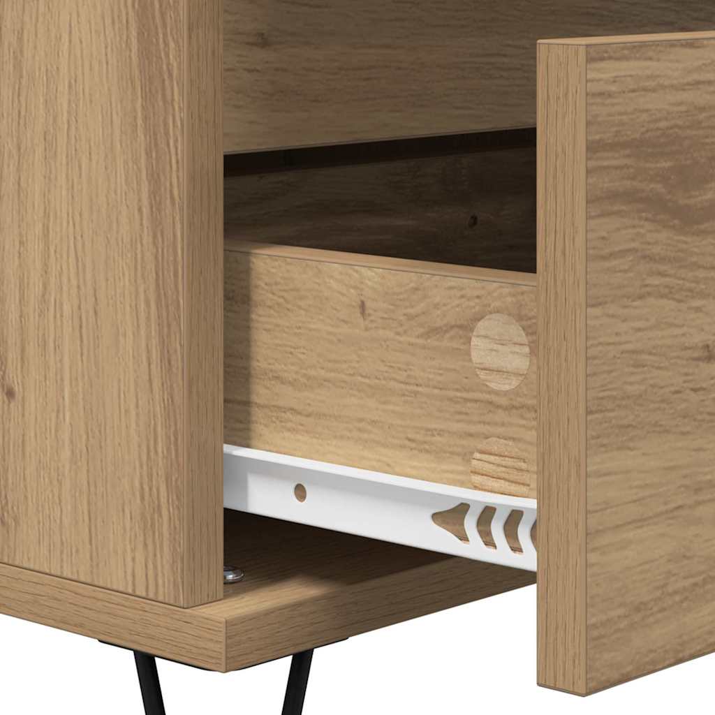 Credenza con cassetto Rovere artigianale 40 x 35 x 70 cm