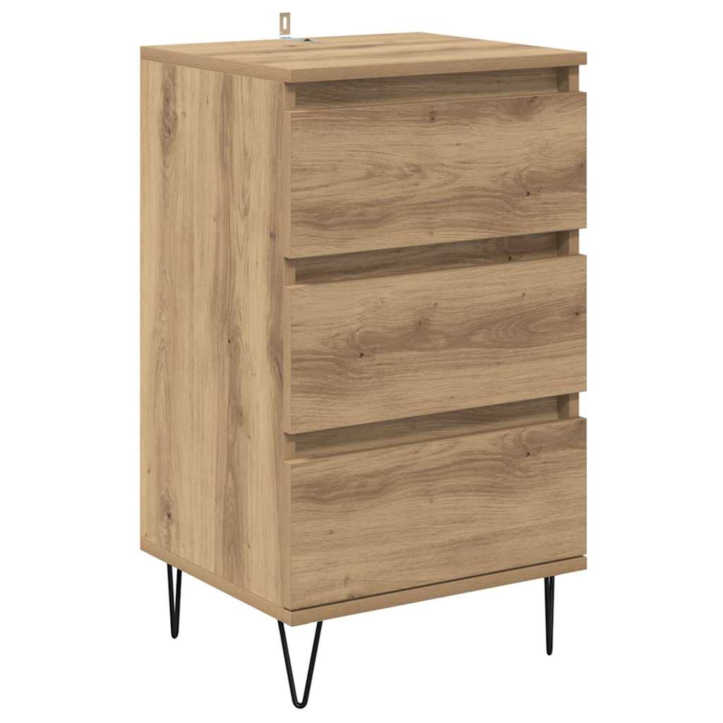 Credenza con cassetto Rovere artigianale 40 x 35 x 70 cm