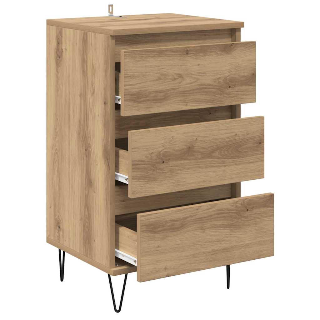 Credenza con cassetto Rovere artigianale 40 x 35 x 70 cm