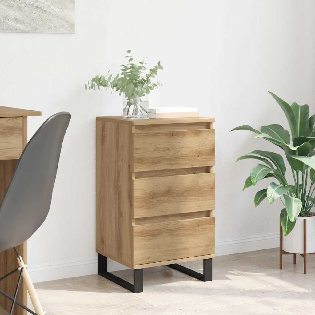 Credenza con cassetto rovere artigianale Legno multistrato