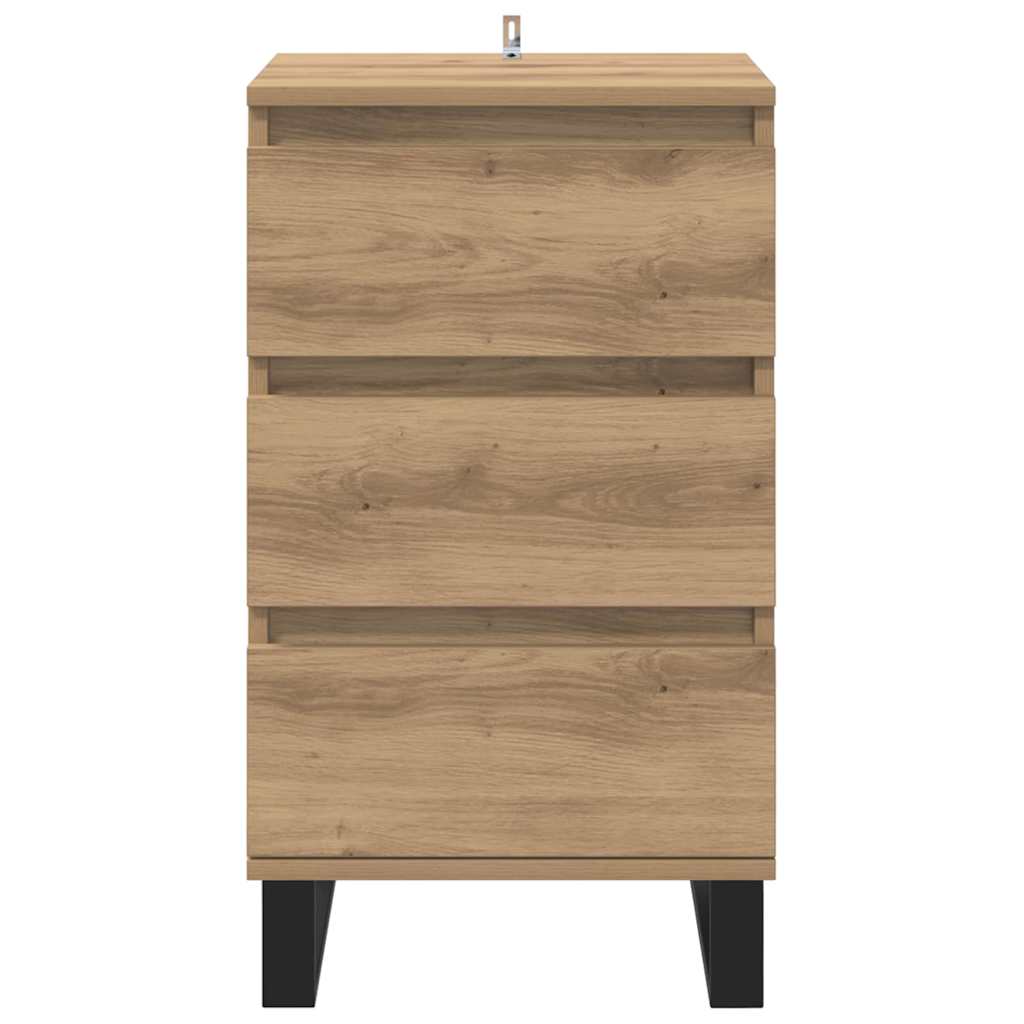 Credenza con cassetto rovere artigianale Legno multistrato