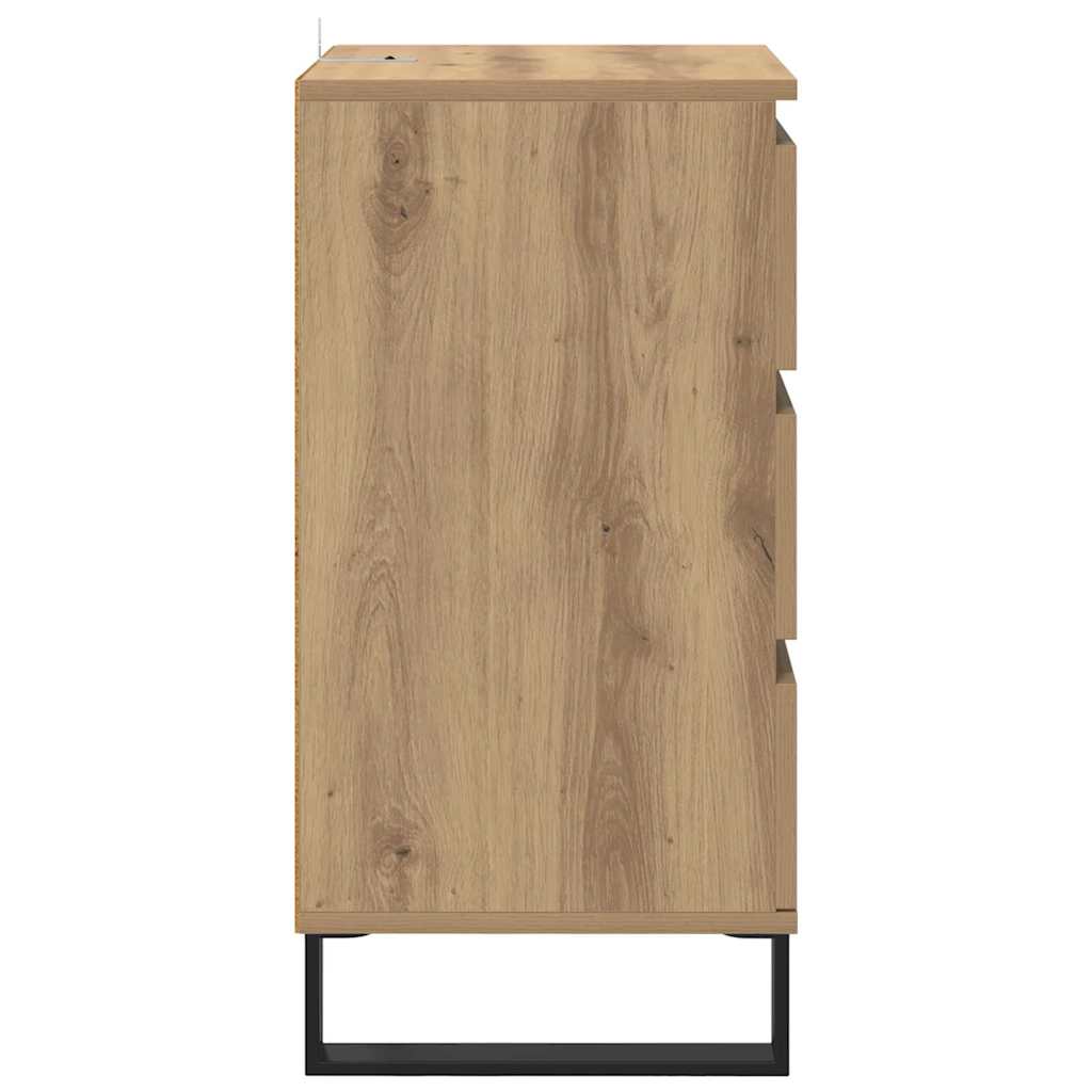 Credenza con cassetto rovere artigianale Legno multistrato